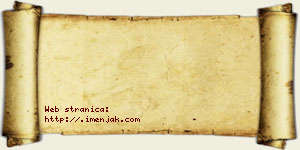 Kornelije Bzenić vizit kartica